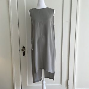 sen- Grey Silk Tunic - Size Small
